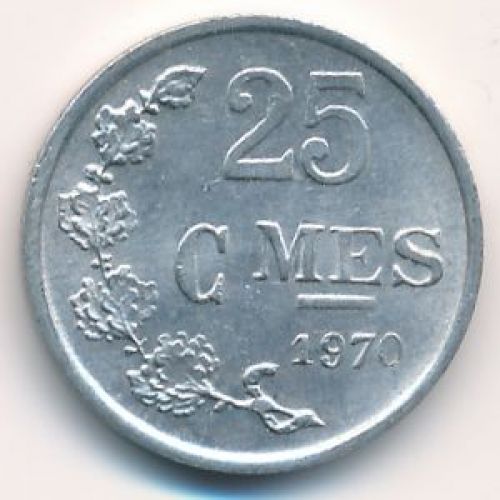 25 сентим 1970 год Люксембург