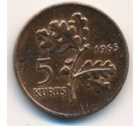 5 куруш 1965 год Турция