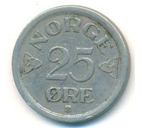 25 эре 1956 год Норвегия