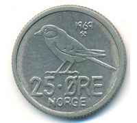 25 эре 1969 год Норвегия