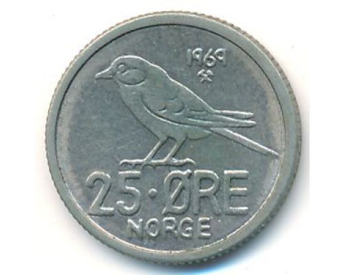 25 эре 1969 год Норвегия