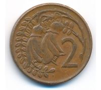 2 цента 1969 год Новая Зеландия