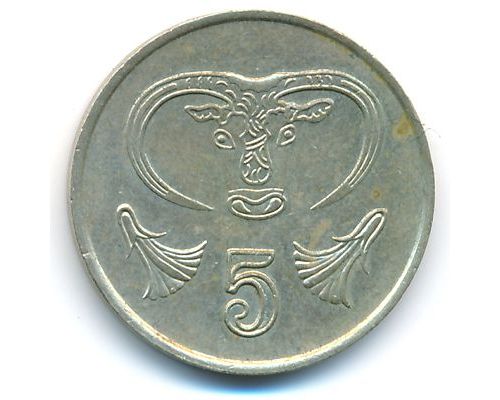5 центов 1987 год Кипр