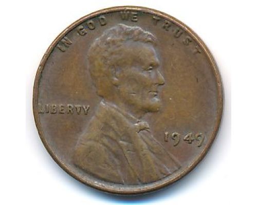 1 цент 1949 год США