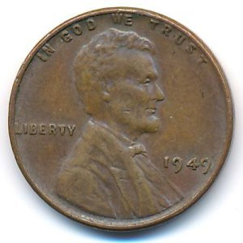 1 цент 1949 год США