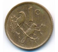 1 цент 1985 год ЮАР Птицы 