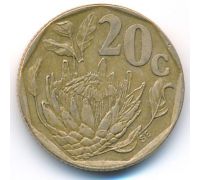 20 центов 1995 год ЮАР