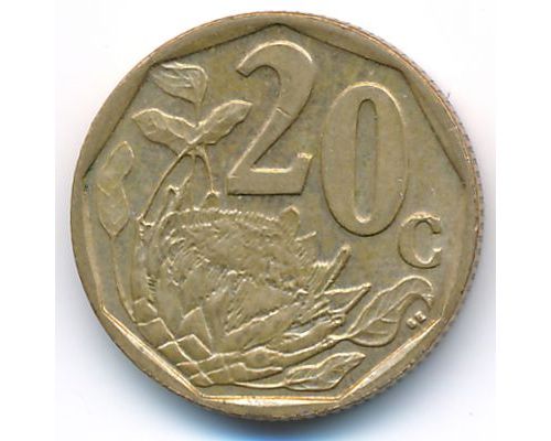 20 центов 2007 год ЮАР
