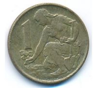 1 крона 1981 год Чехословакия