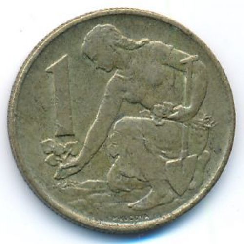1 крона 1982 год Чехословакия