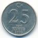 25 новых куруш 2005 год Турция
