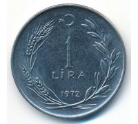 1 лира 1972 год Турция