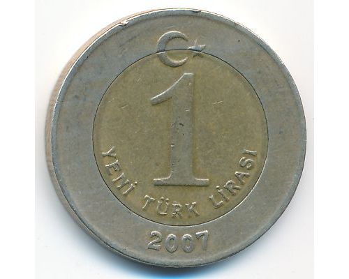 1 новая лира 2007 год Турция