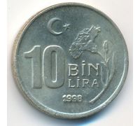 10000 лир 1998 год Турция