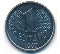 1 сентаво 1997 год Бразилия