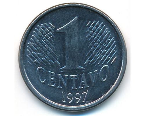 1 сентаво 1997 год Бразилия