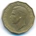 3 пенса 1937 год Великобритания Георг IV