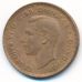 1/2 пенни 1939 год Великобритания Пол пенни, half penny Георг VI