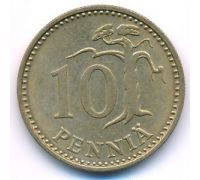 10 пенни 1975 год Финляндия