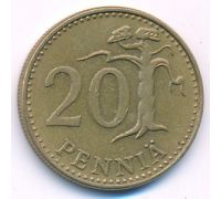 20 пенни 1965 год Финляндия