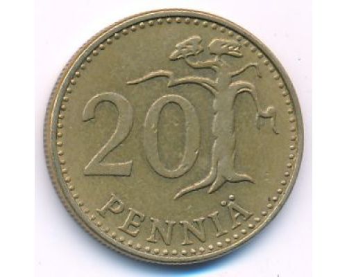 20 пенни 1965 год Финляндия