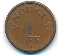 1 эре 1953 год Норвегия