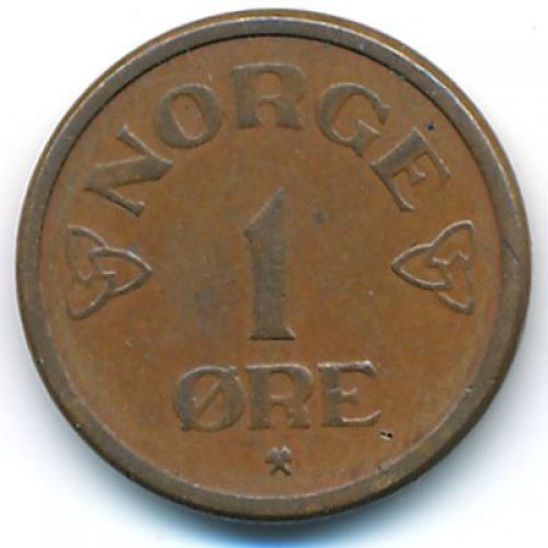 1 эре 1953 год Норвегия