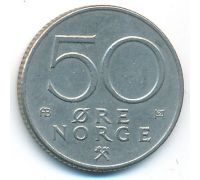 50 эре 1976 год Норвегия