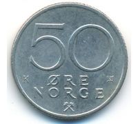 50 эре 1983 год Норвегия