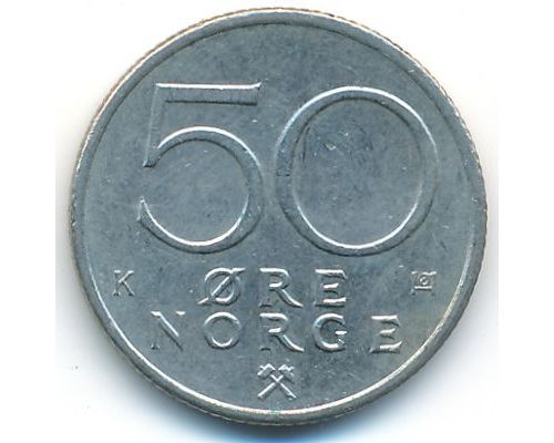 50 эре 1983 год Норвегия