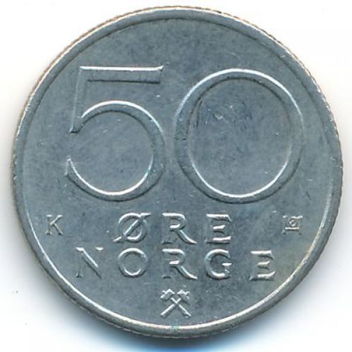 50 эре 1983 год Норвегия