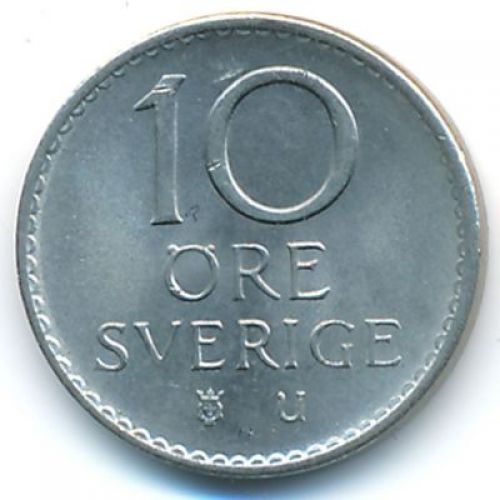 10 эре 1971 год Швеция