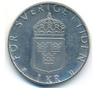 1 крона 1977 год Швеция