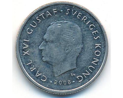1 крона 2008 год Швеция