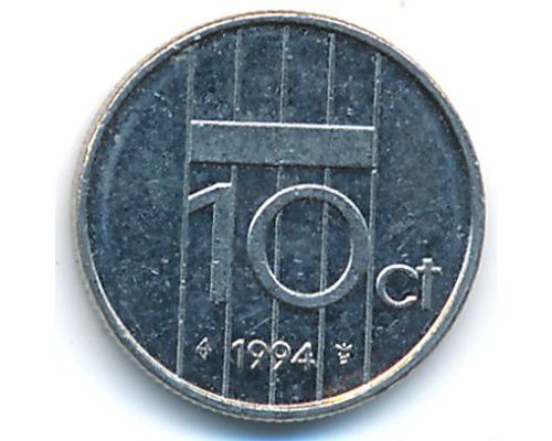 10 центов 1994 года Нидерланды