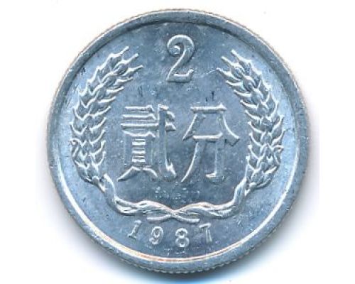2 феня 1987 год Китай