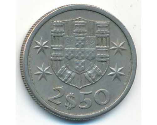 2,5 эскудо 1963 год Португалия