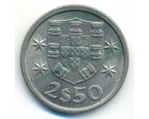 2,5 эскудо 1971 год Португалия