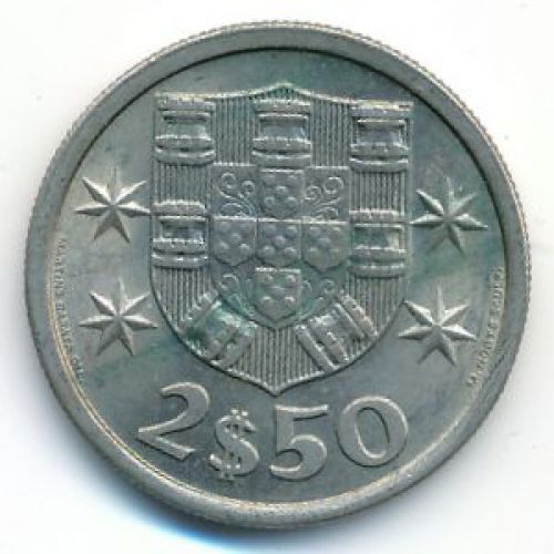 2,5 эскудо 1971 год Португалия
