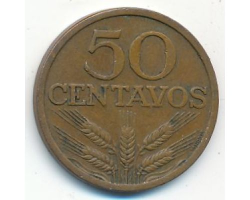 50 сентаво 1970 год Португалия