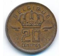 20 сентим 1953 год Бельгия