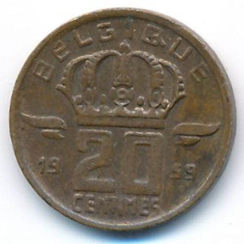 20 сентим 1959 год Бельгия