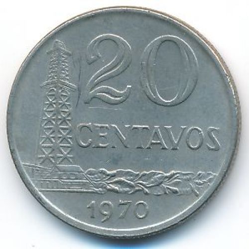 20 сентаво 1970 год Бразилия