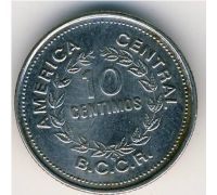 10 сентимо 1976 год Коста-Рика