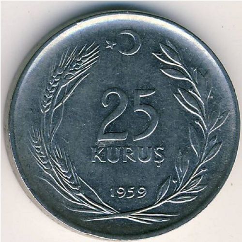 25 куруш 1959 год Турция