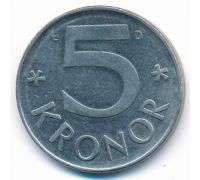 5 крон 1988 год Швеция
