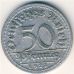 50 пфеннигов 1921 год D Германия Веймарская Республика Состояние F