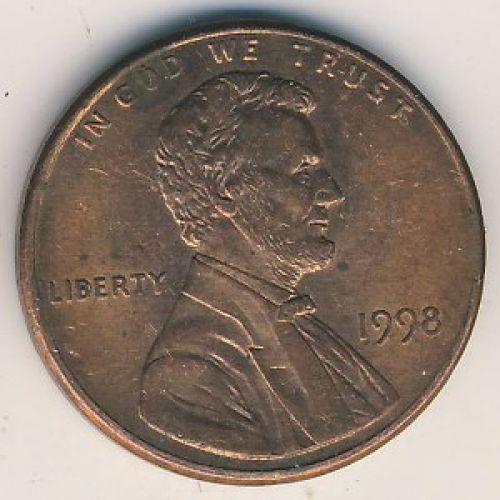 1 цент 1998 год США