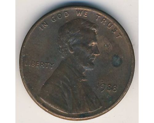 1 цент 1988 год США