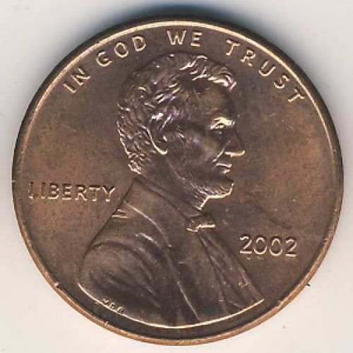 1 цент 2002 год США